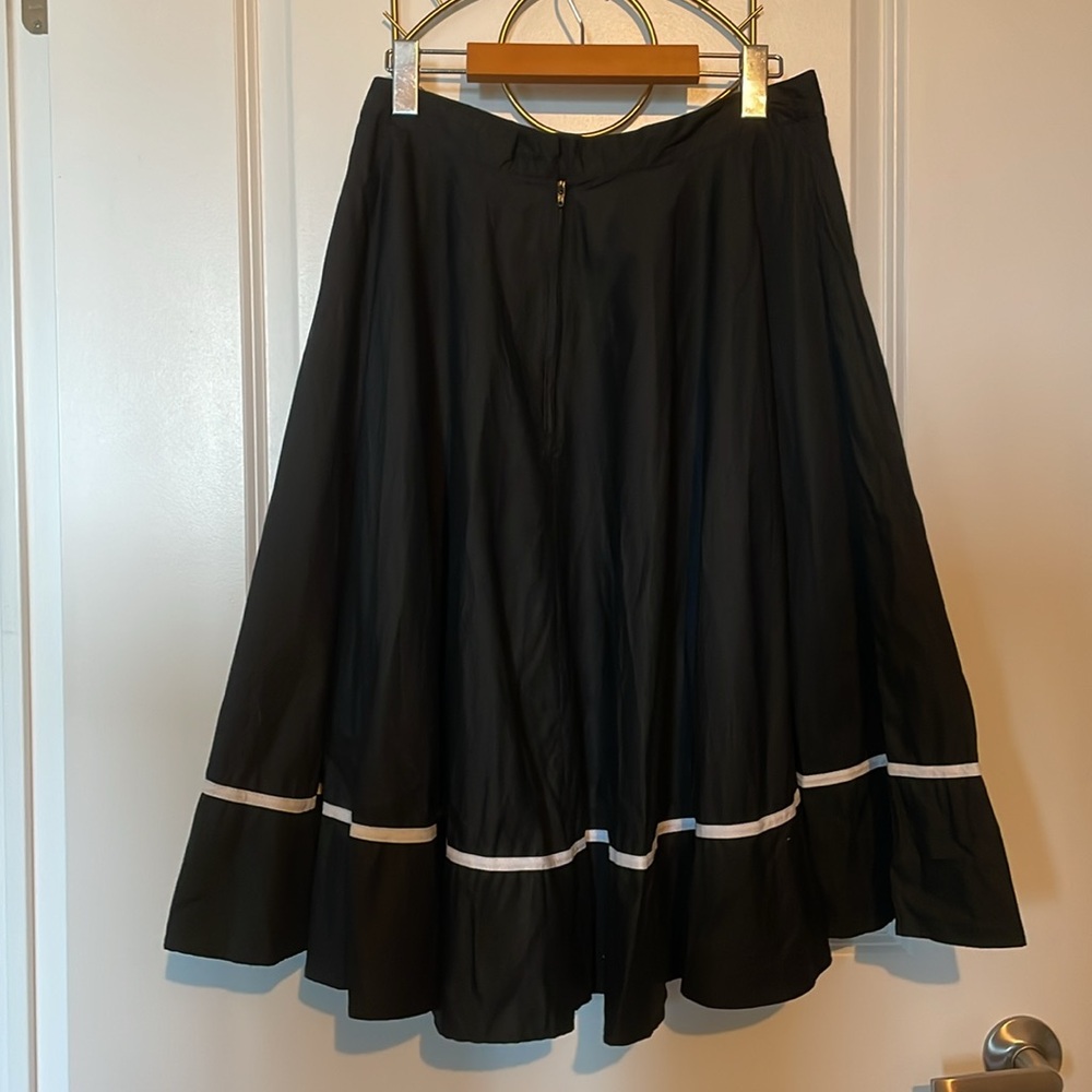 Hell Bunny Graveyard Vintage Style Skirt with Pockets - Picture 3 of 4